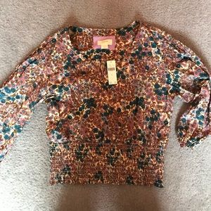Floral Anthropologie top *brand new*